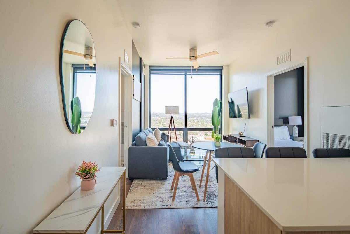 Detailed 2Bd, Highrise Dt, Pool, Gym, Parking, Sleeps 8 Appartement Phoenix Buitenkant foto