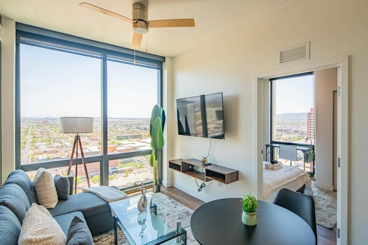 Detailed 2Bd, Highrise Dt, Pool, Gym, Parking, Sleeps 8 Appartement Phoenix Buitenkant foto