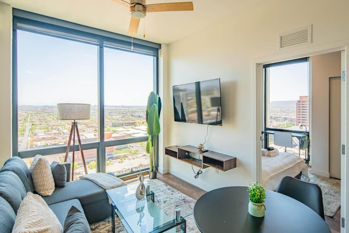 Detailed 2Bd, Highrise Dt, Pool, Gym, Parking, Sleeps 8 Appartement Phoenix Buitenkant foto