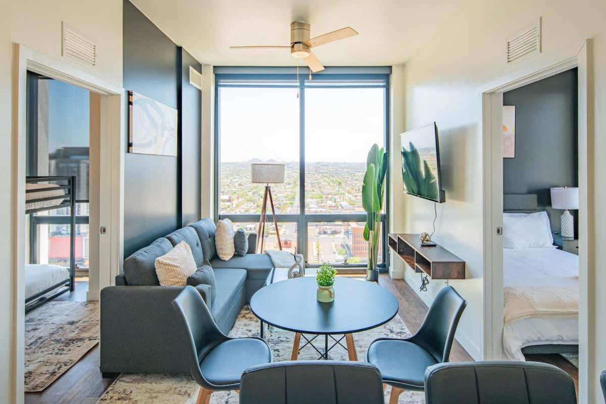 Detailed 2Bd, Highrise Dt, Pool, Gym, Parking, Sleeps 8 Appartement Phoenix Buitenkant foto