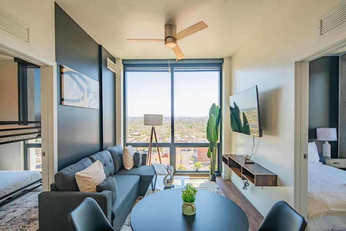 Detailed 2Bd, Highrise Dt, Pool, Gym, Parking, Sleeps 8 Appartement Phoenix Buitenkant foto